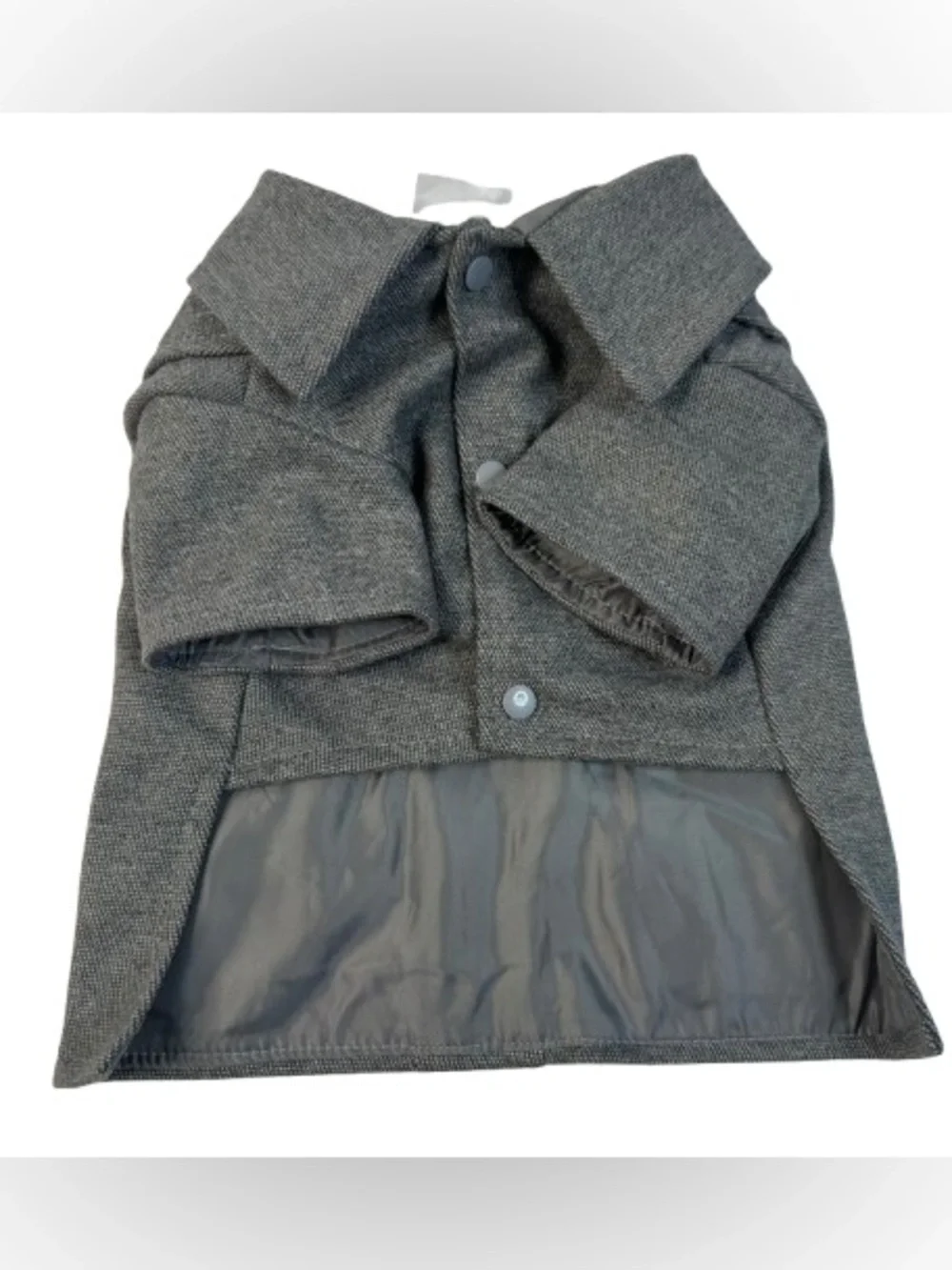 Gray Dog Military Coat